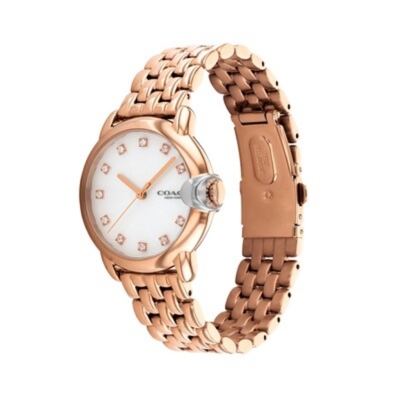 Ladies' Coach Arden Crystal Accent Two-Tone Watch with White Dial (Model: 145038 - Picture 5 of 6